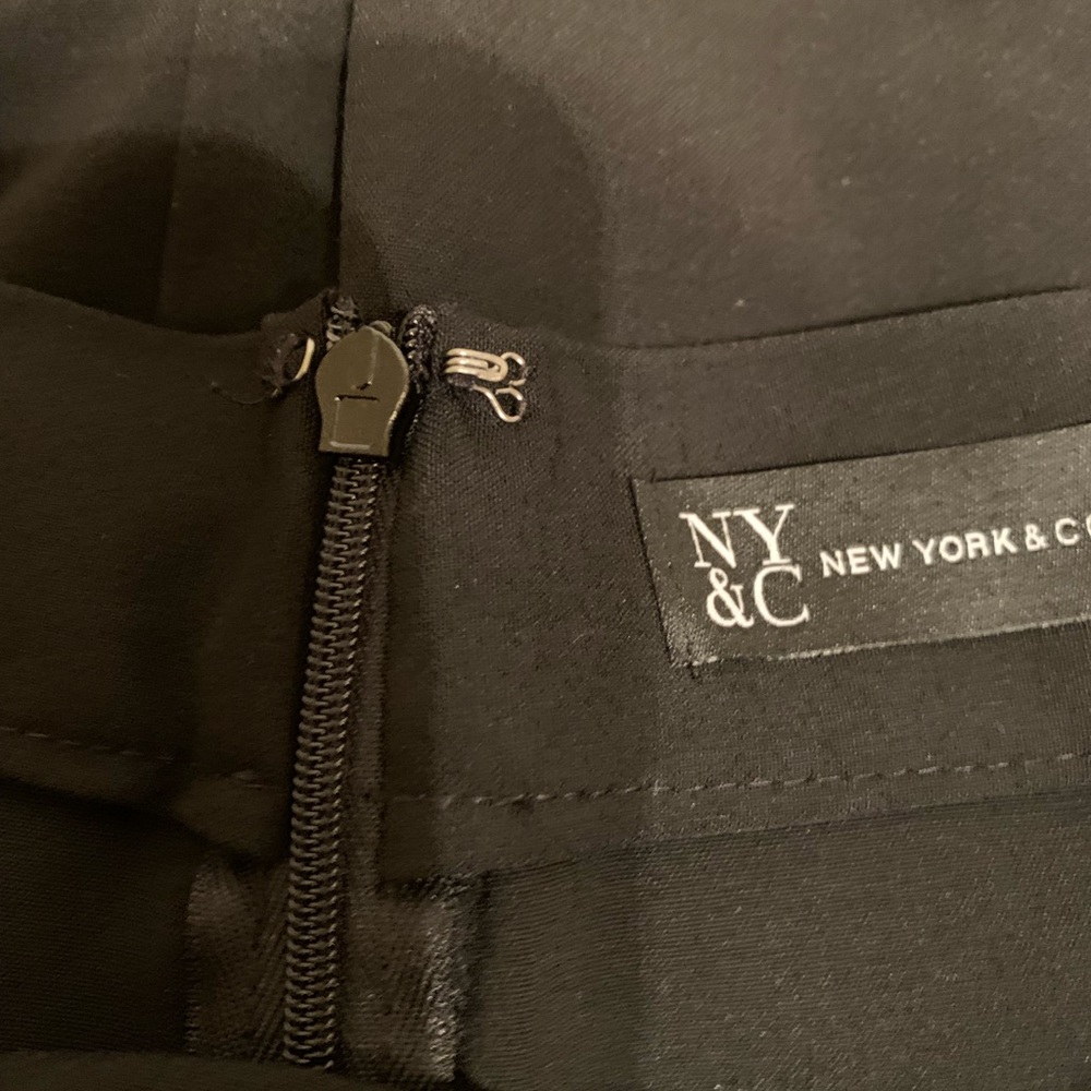New York & Company Black BUTTON-FRONT PENCIL SKIRT - ESSENTIAL STRETCH M… - Picture 7 of 9